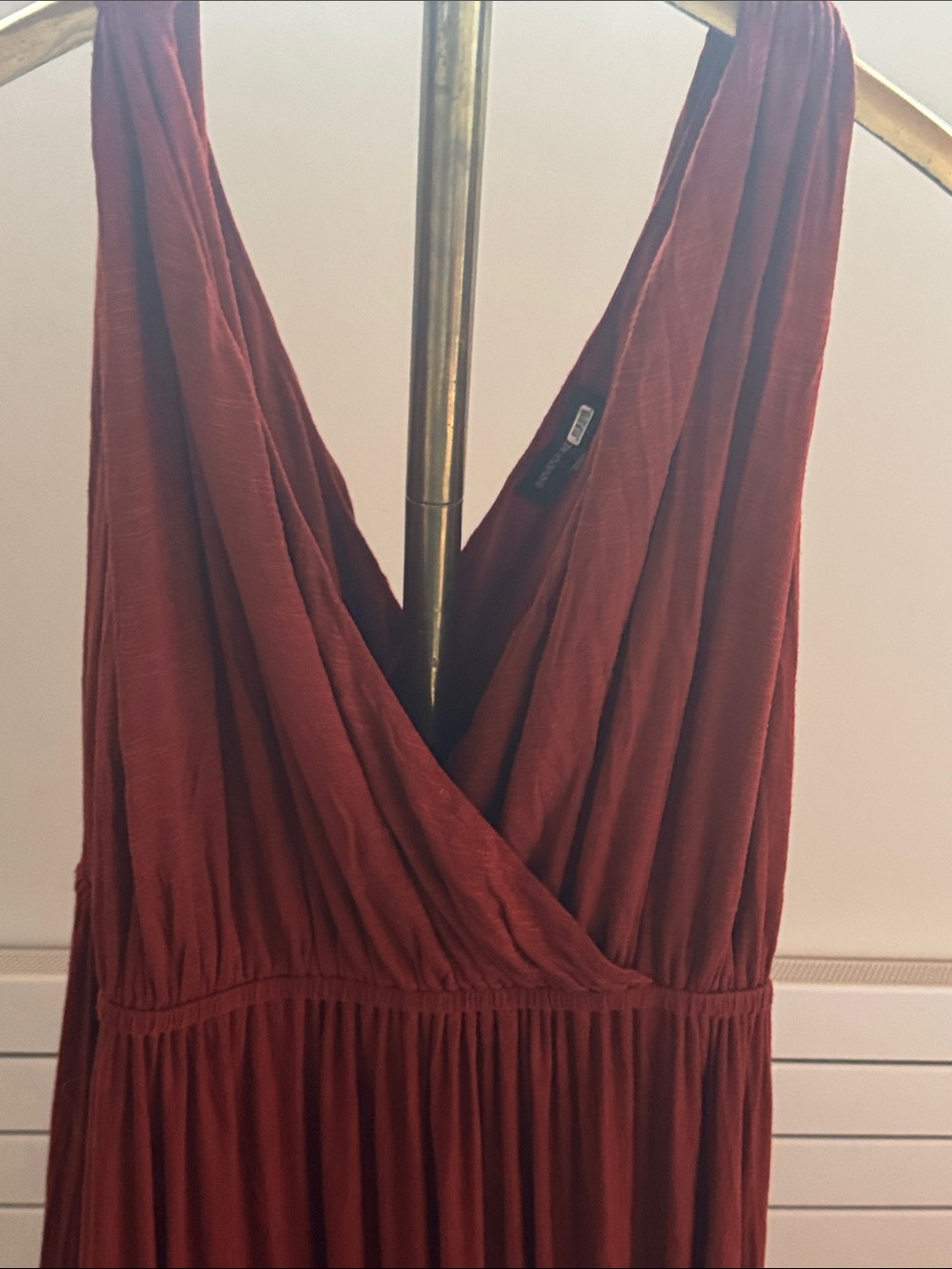 Banana Republic Rust Red V-Neck Maxi Dress - Picture 4 of 12